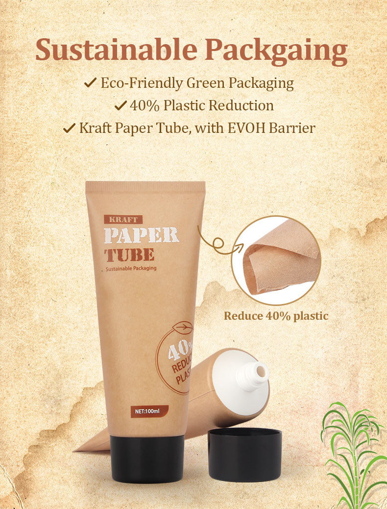 kraft paper plastic tube