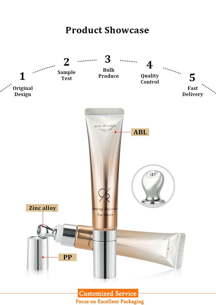 Luxury eye cream tube