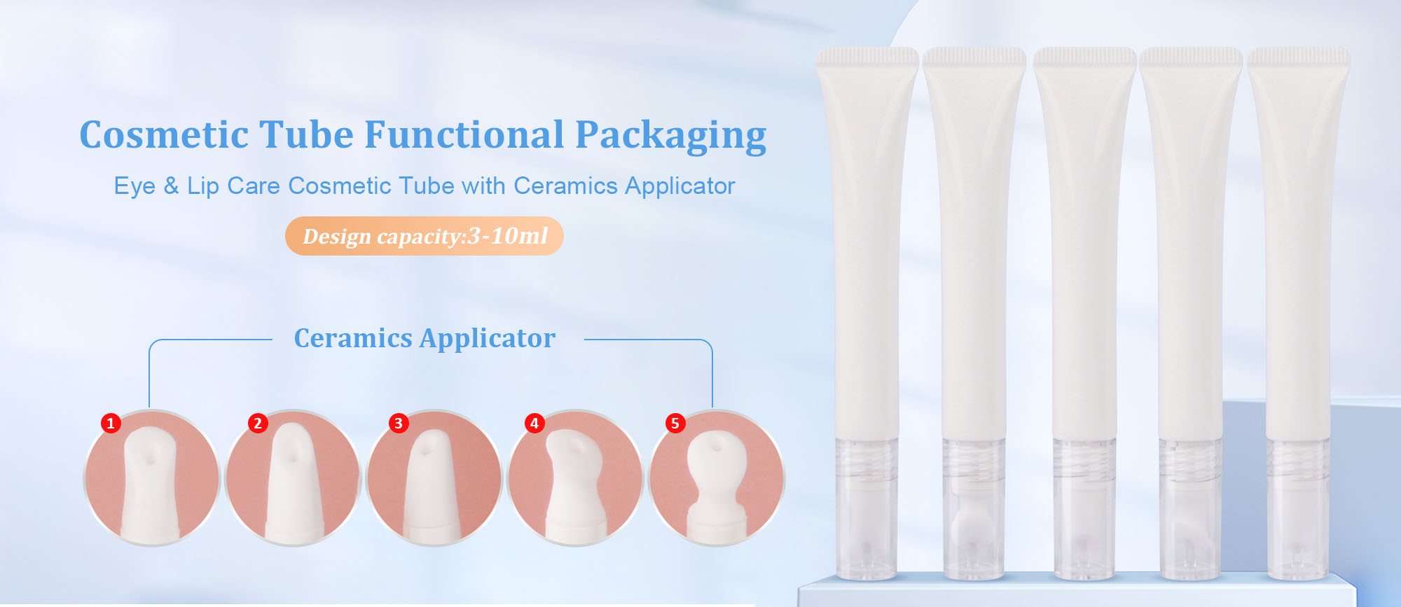 ceramic eye cream tube