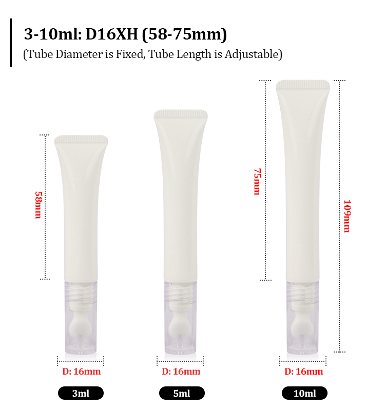 ceramic head eye cream tube