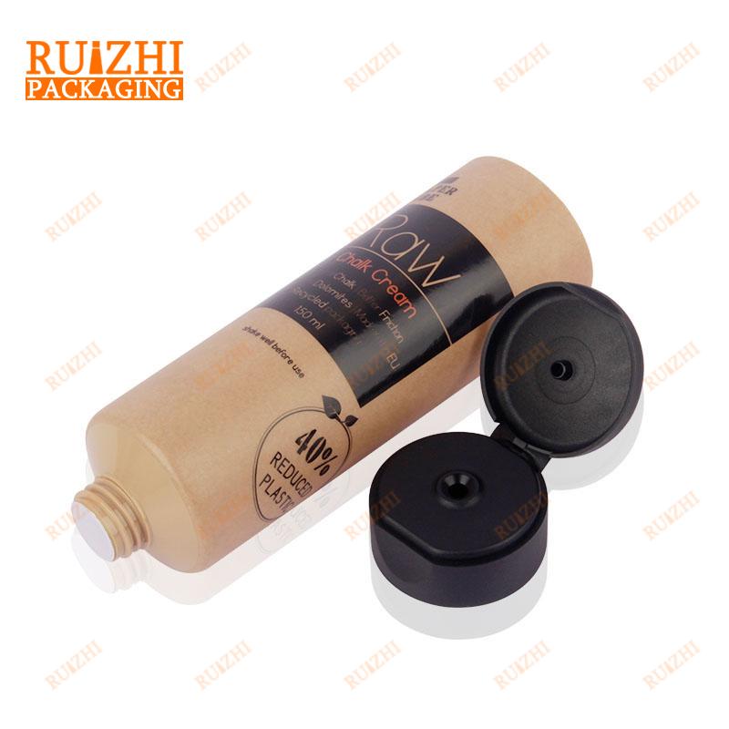 cosmetic kraft paper plastic tube}