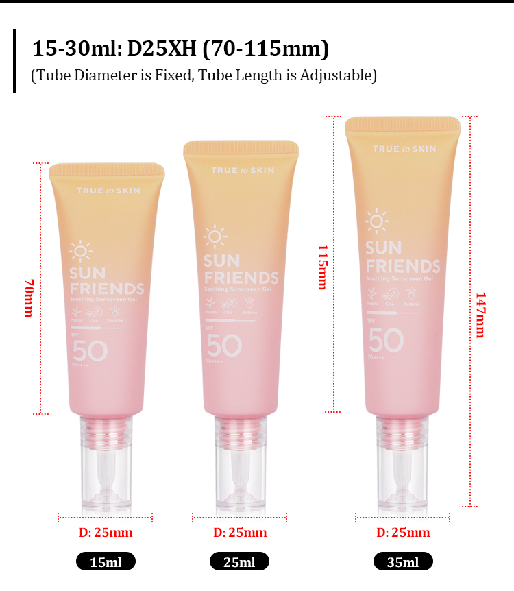 face serum tube