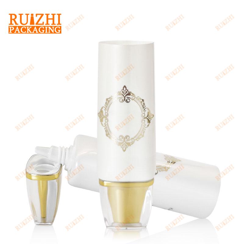 pearly oval cosmetic tube