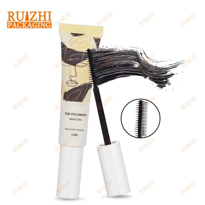 silicone brush mascara tube