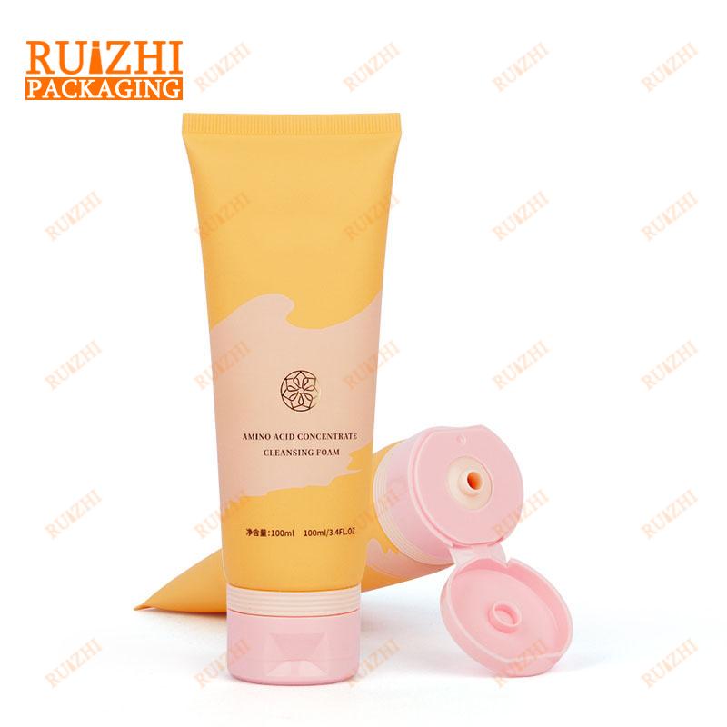 pink cosmetic tube