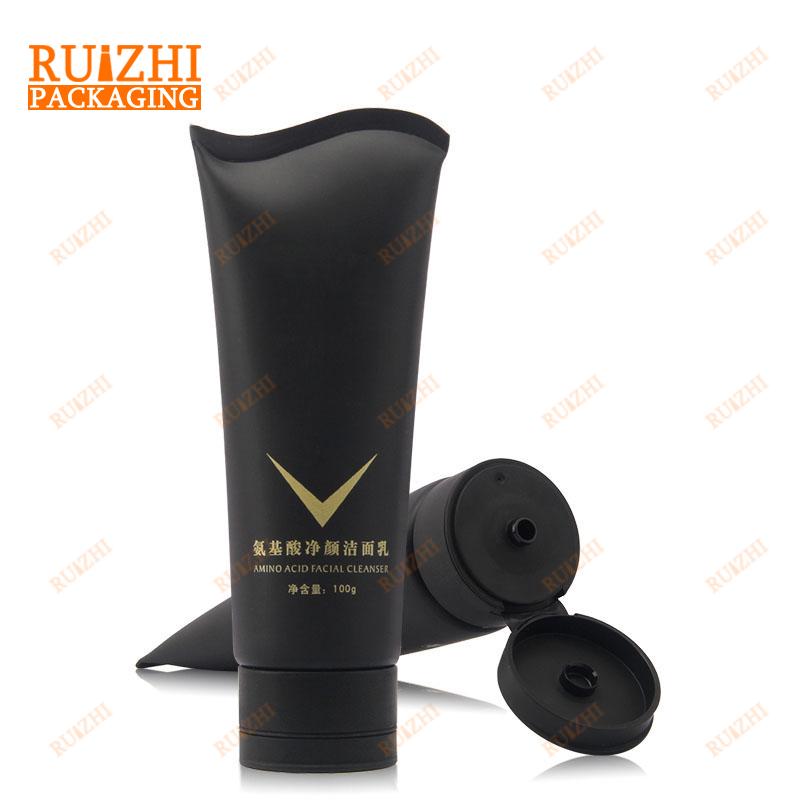 black cosmetic tube