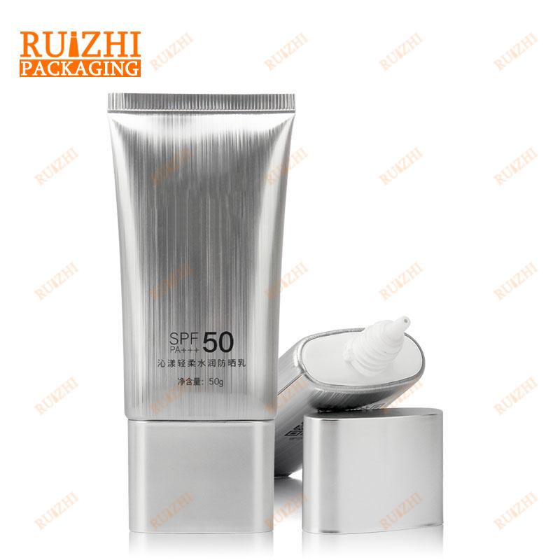 oval cosmetic tube