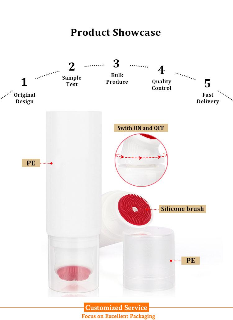 facial cleanser tube