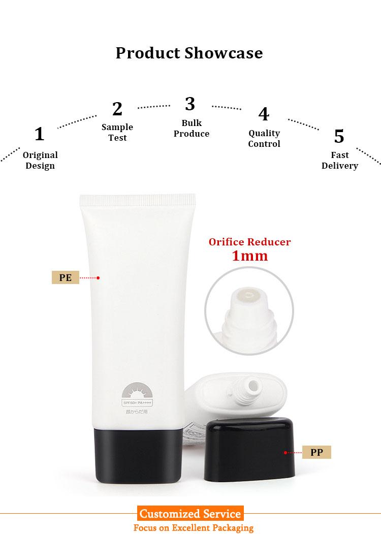 Face wash tube