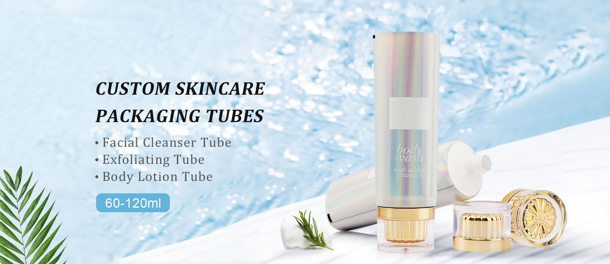 Face wash tube