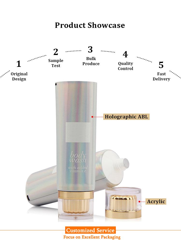 Facial cleanser tube