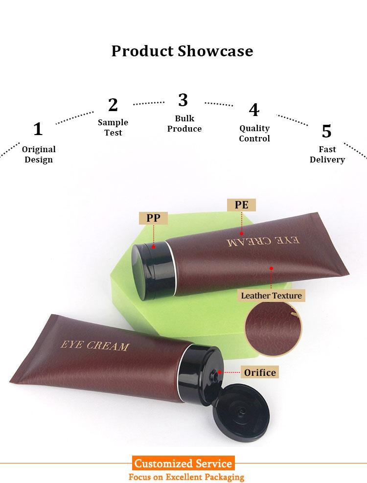 Facial cleanser tube