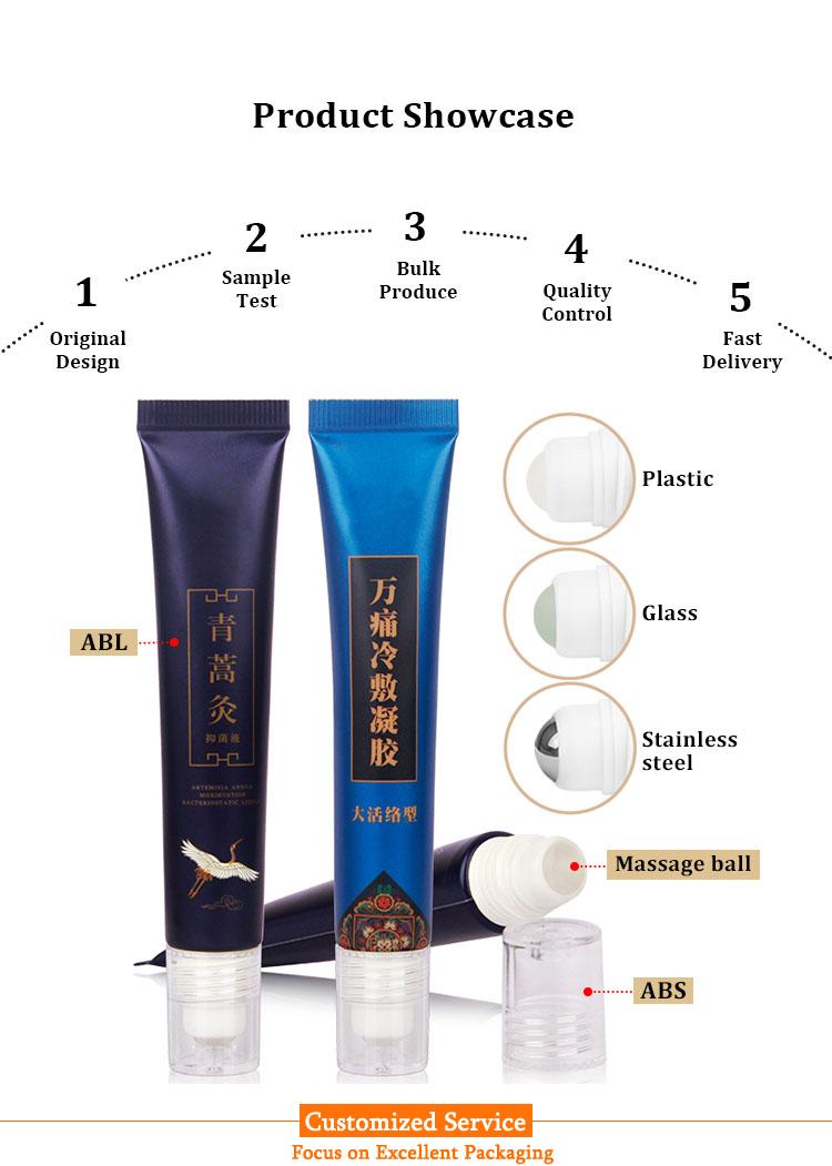 Massage cream tube