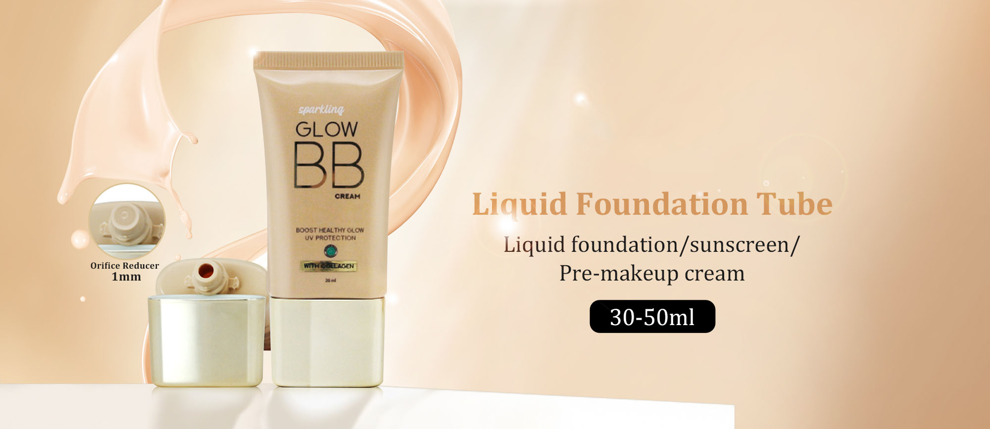 Liquid foundation tube