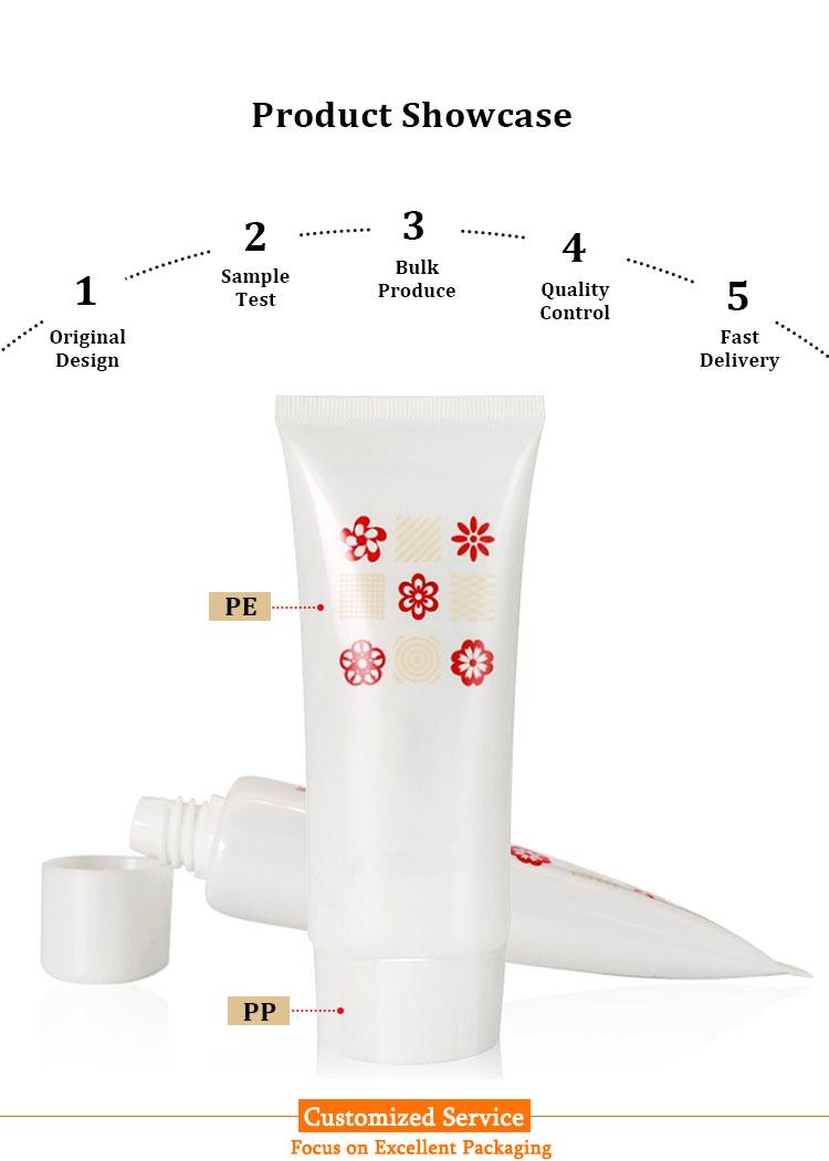 Facial cleanser tube