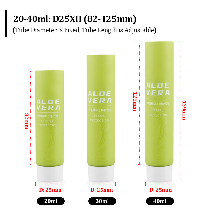 Face wash tube