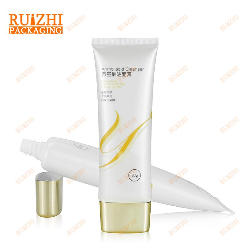 Facial cleanser oval tube