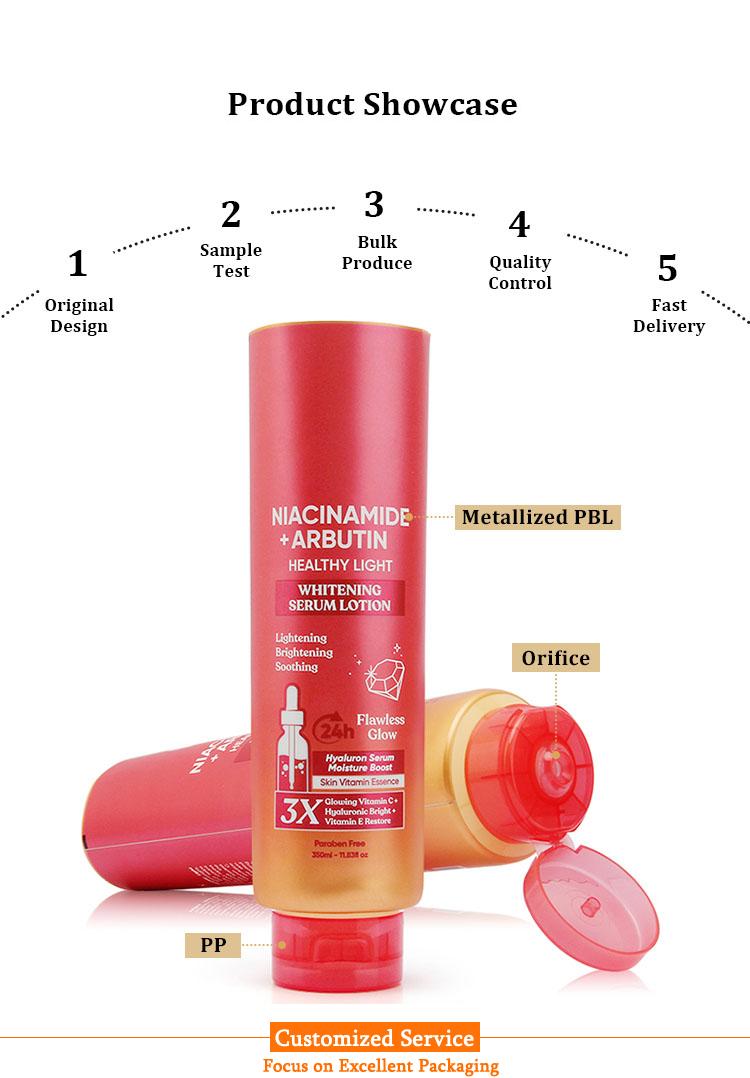 Shampoo cosmetic tube