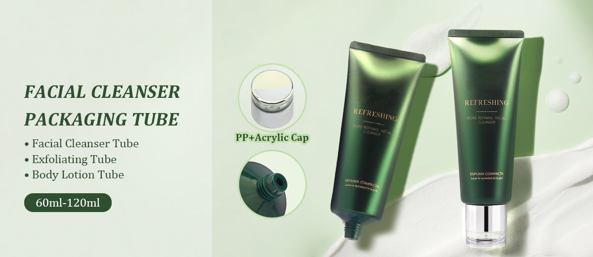 Facial cleanser tube