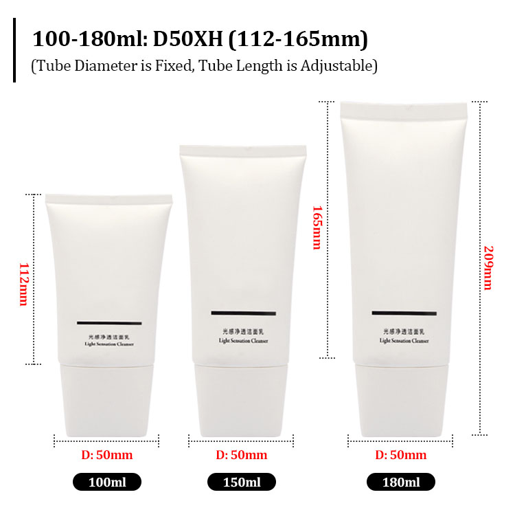 Body lotion tube