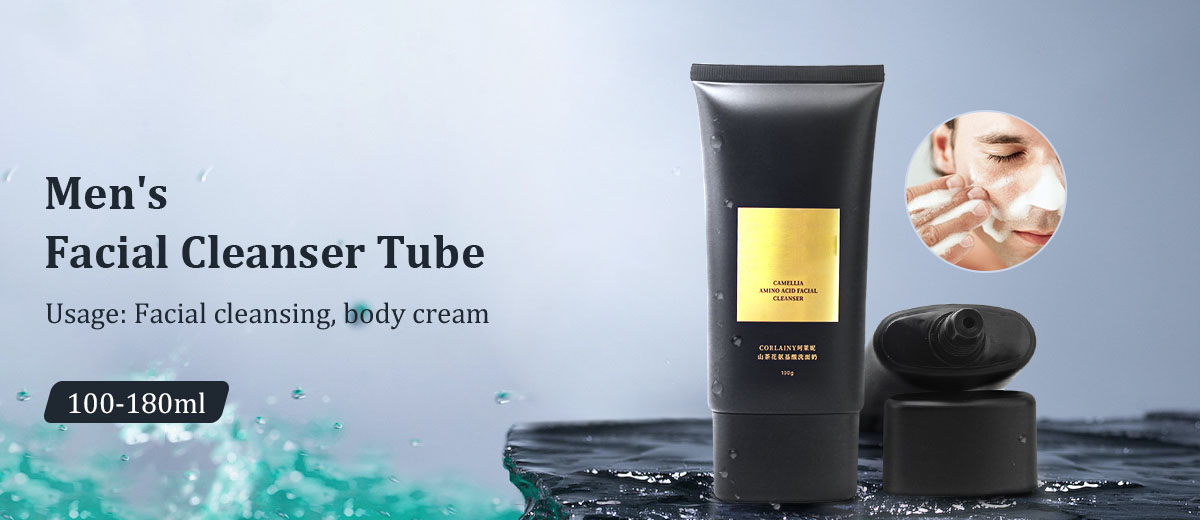 Facial cleanser tube