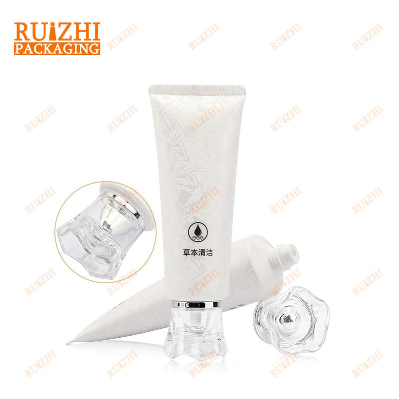 Facial cleanser tube