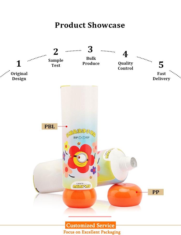 Facial cleanser tube