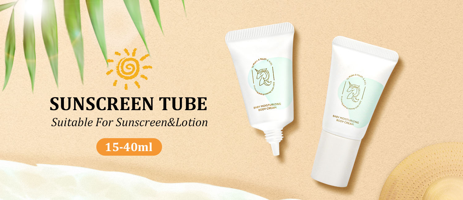 Sunscreen tube packaging