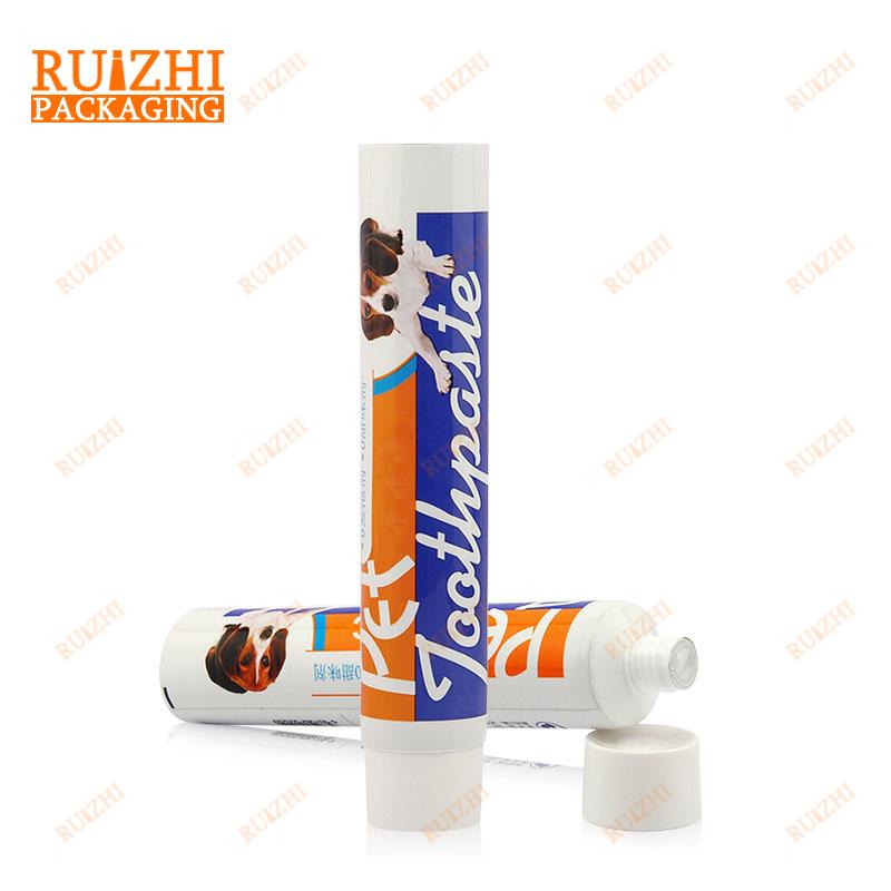 Pet toothpaste tube