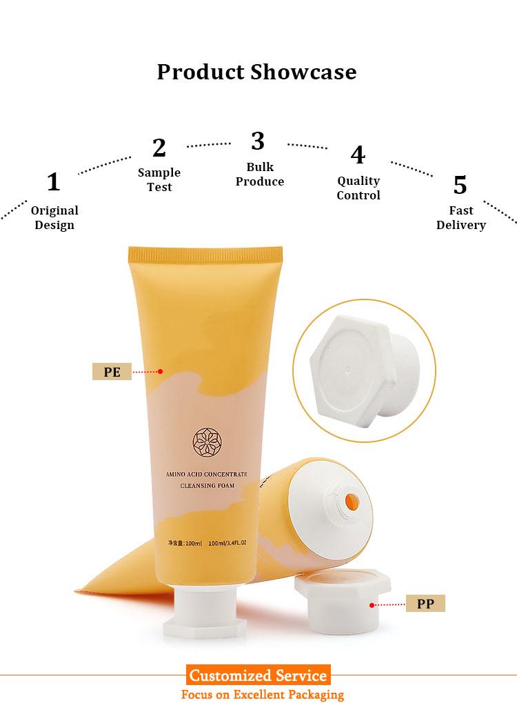 Face cream tube